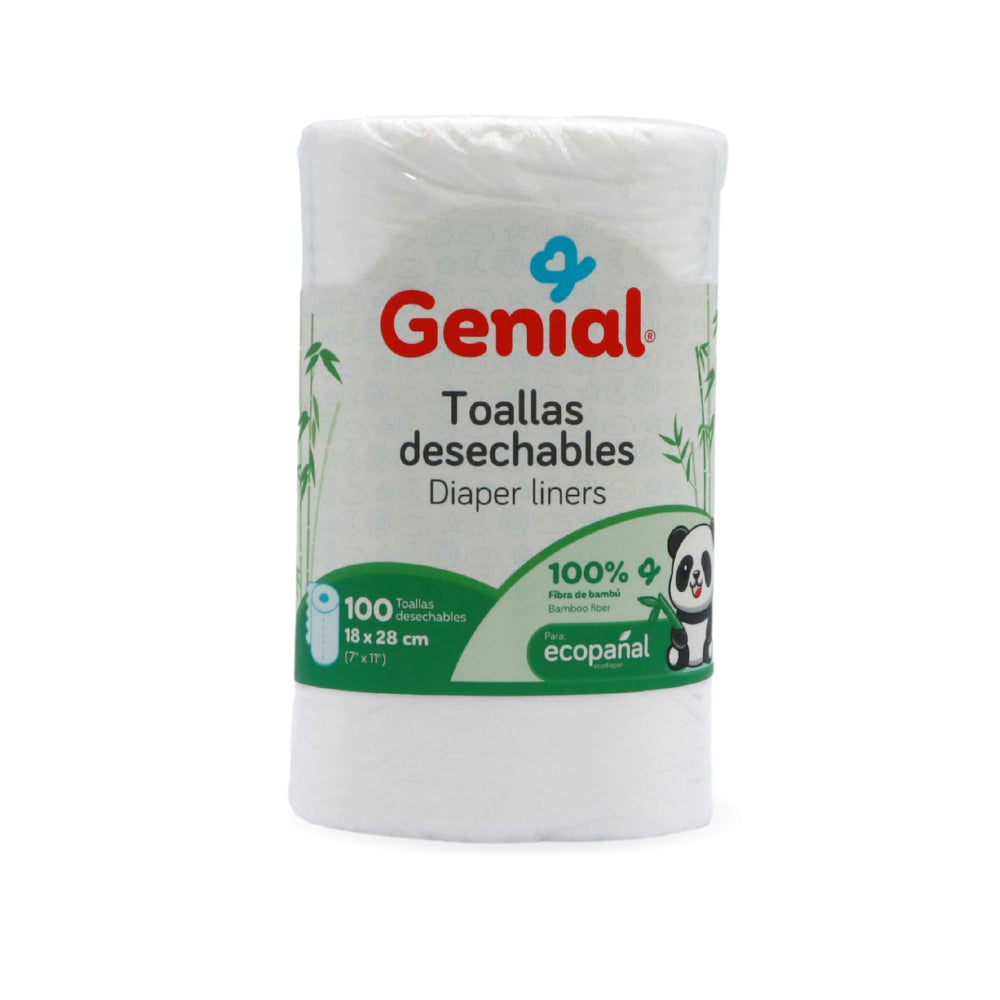 Genial- toallas desechables para pañal ecológico
