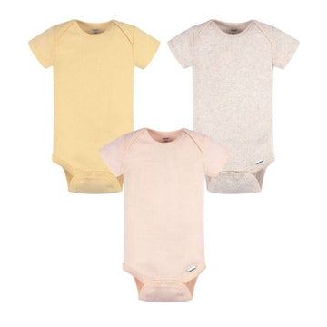 Gerber- set de 3 bodys para niña de 0-3M