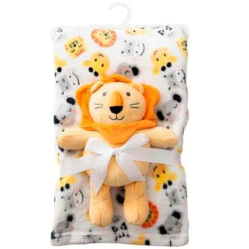 Revco - Cobija con peluche Leon