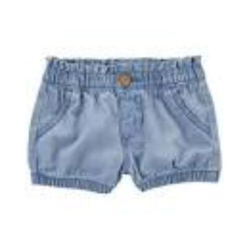 PANTALON CORTO/SP23 IG BUBBLE SHORT DENIM EMB BBG