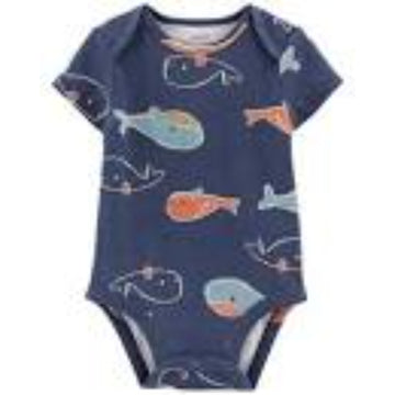 carter´s-ENTERIZO /SP23 I B SLOGANBS NAVY WHALE