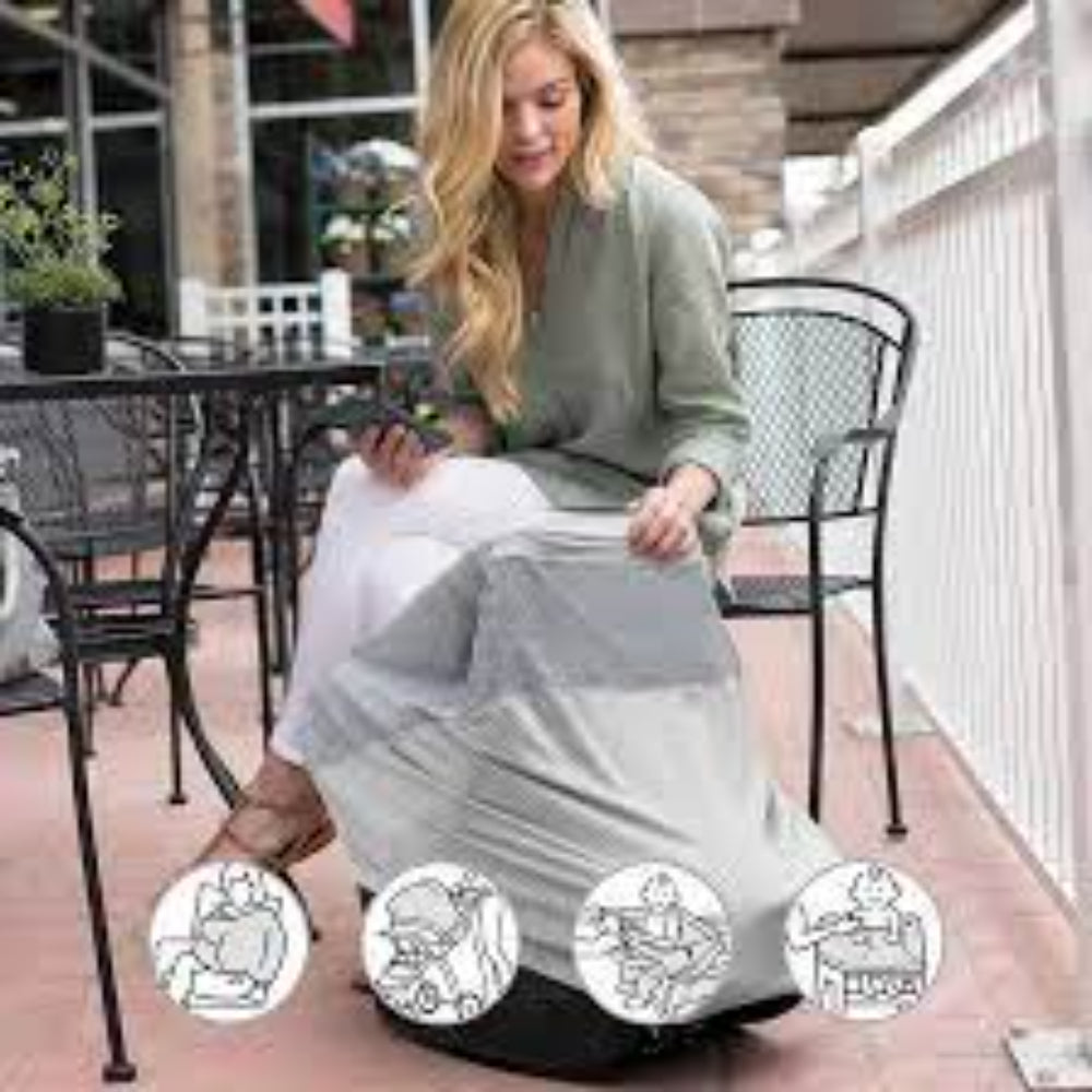 Boppy - Chal de lactancia 4 en 1 gris