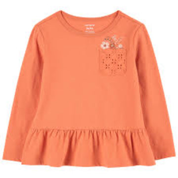 Carter´s- camisa manga larga niña |+18M
