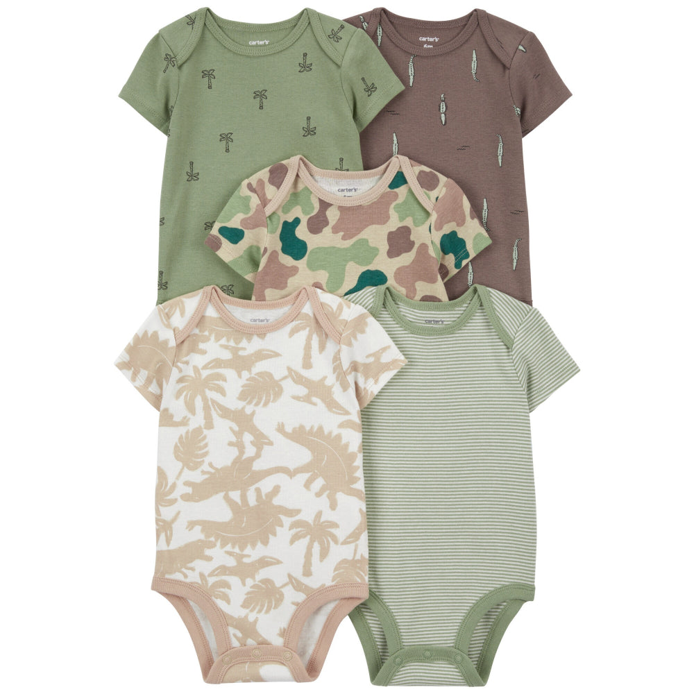 Carter´s- Conjunto de 5 piezas mamelucos |  +3m