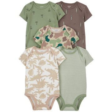 Carter´s- Conjunto de 5 piezas mamelucos |  +3m