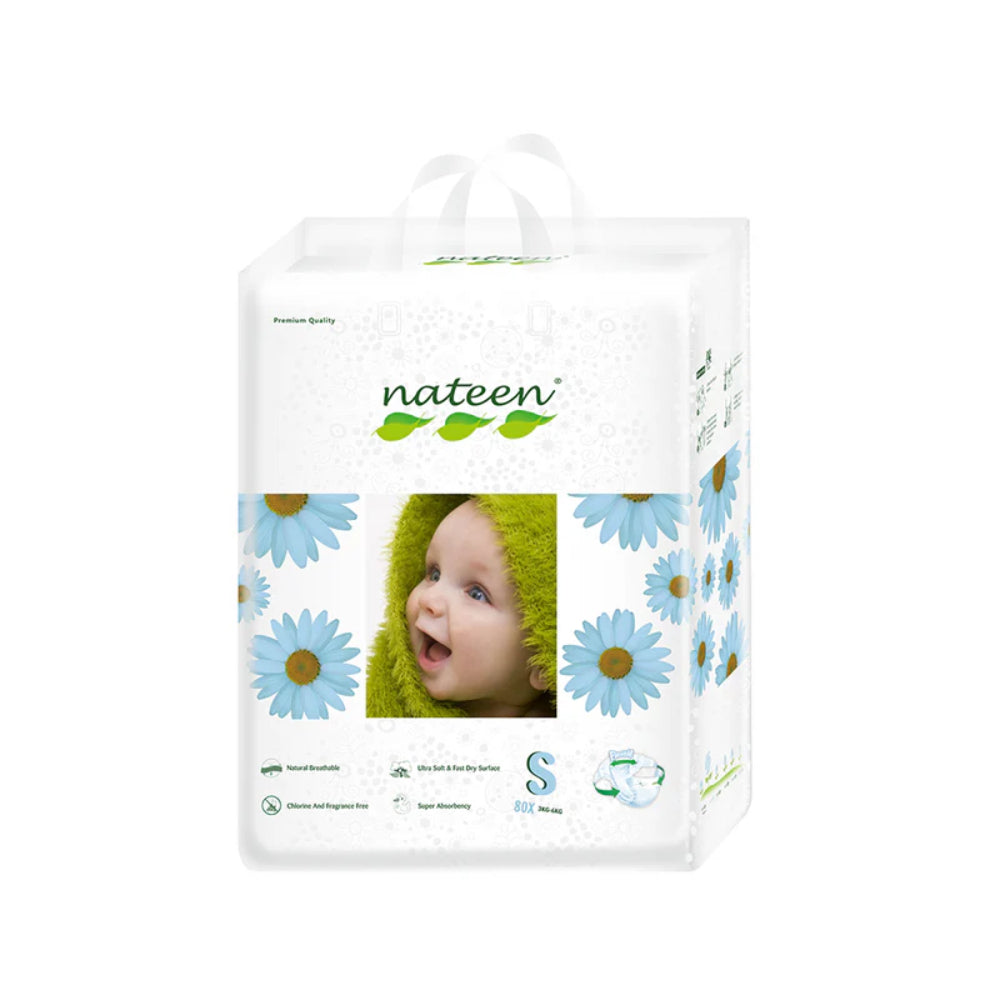 Nateen - Línea premium pañal talla S 80 unidad