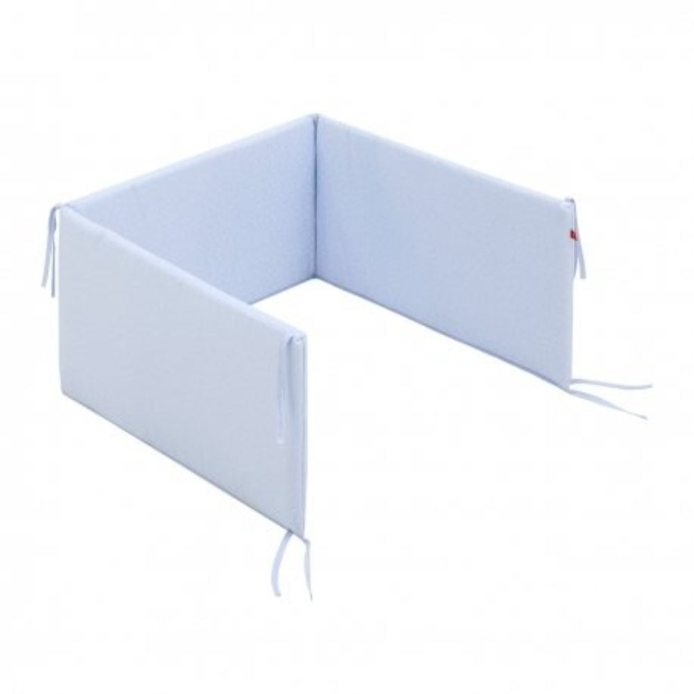 Bumper para cuna | Celeste y verde