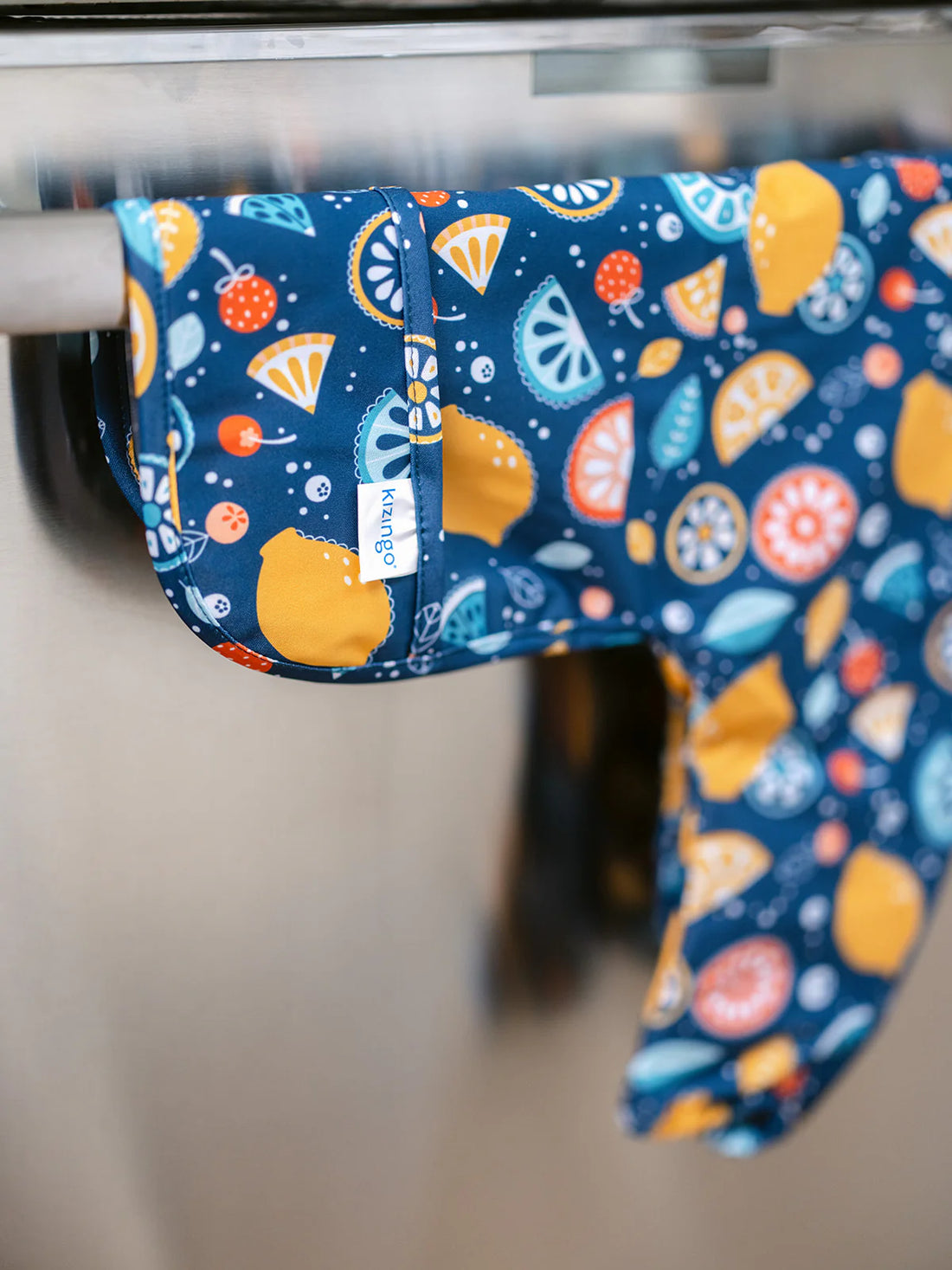 Kizingo - Babero Manga Larga Frutas