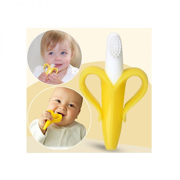 Cepillo de dientes en forma de banana
