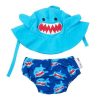 Sombrero y traje de baño tiburón Zoocchini  6-12M