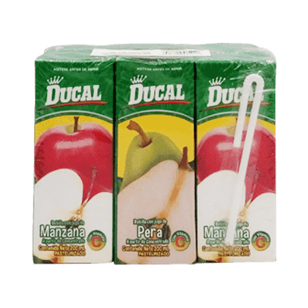 Ducal bebida c/jugo 6pk mix 200ml
