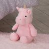 Peluche – Rainbow Unicorn Pink / Gold Plush Unicorn