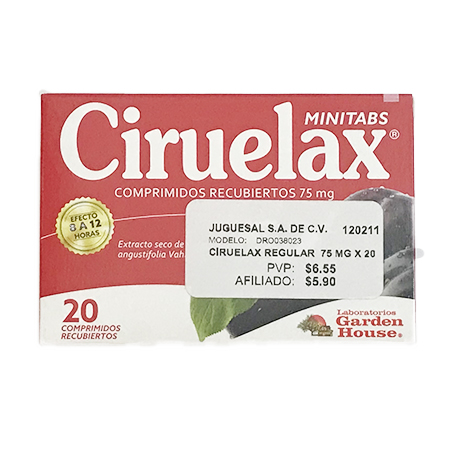 Ciruelax Regular 20 unidades