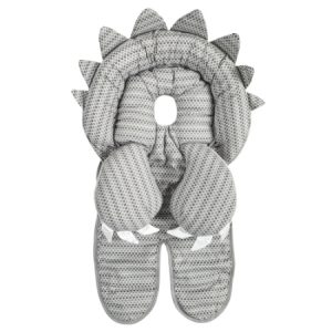 Boppy – Soporte para cabeza y cuello, diseño de dinosaurio, color gris