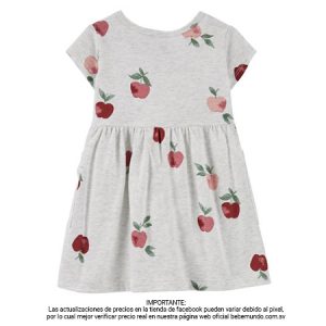 Carters Vestido Infantil manzanas – 12M