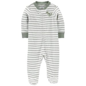Carter´s  Pijama m/l con pie de rayas Niño 6M