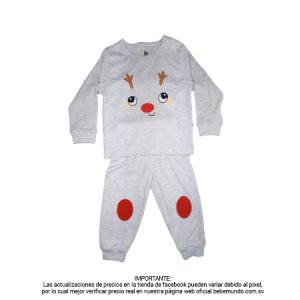 Pijama de Rodolfo el reno para niño – 3 años