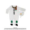 Pijama con pie de muñeco de nieve para niña – 0-3 meses