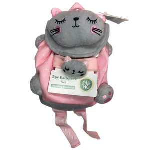 Mochila con diseño de gatita rosa – Little Me