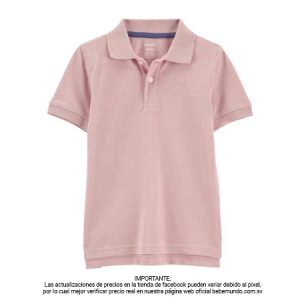 Carters – Camisa Tipo polo Rosado +18M