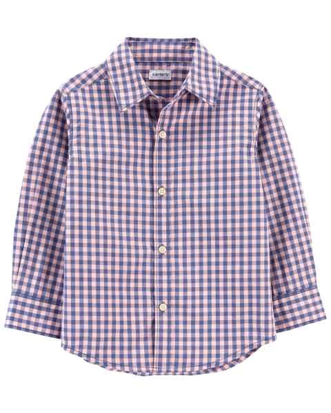 CAMISA /SP23 T B BUTTONDOWN EASTER PINK PLAID