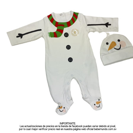 B4baby – Pijama Snowman +6M