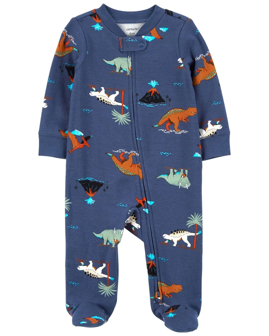Pijama su23 i b interlick snp navy dinosaur pri