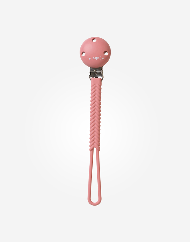 Saro –  Portachupete silicona rosa