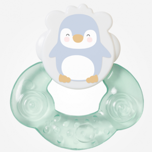 Saro – Mordedor de agua en forma de pingüino verde
