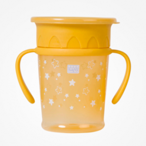 Saro – Vaso 360º antigoteo “Amazing Cup” amarillo